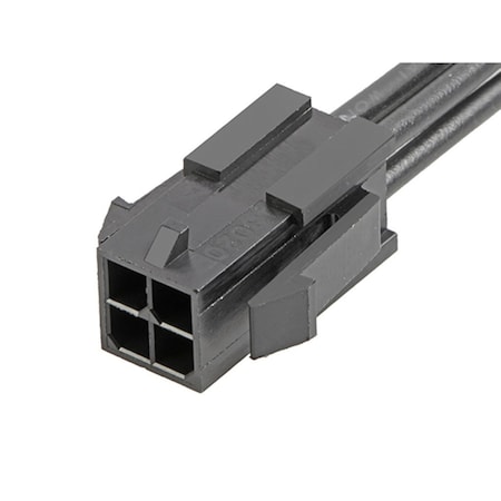 Molex Push-In Wire Connector, 18 AWG Max, Black, Nylon Insulation, 300 V AC/DC, 8.5 A 2147572043